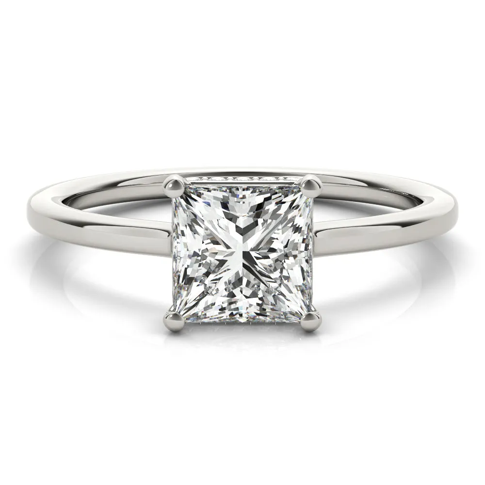 Gaia Hidden-halo Diamond Engagement Ring