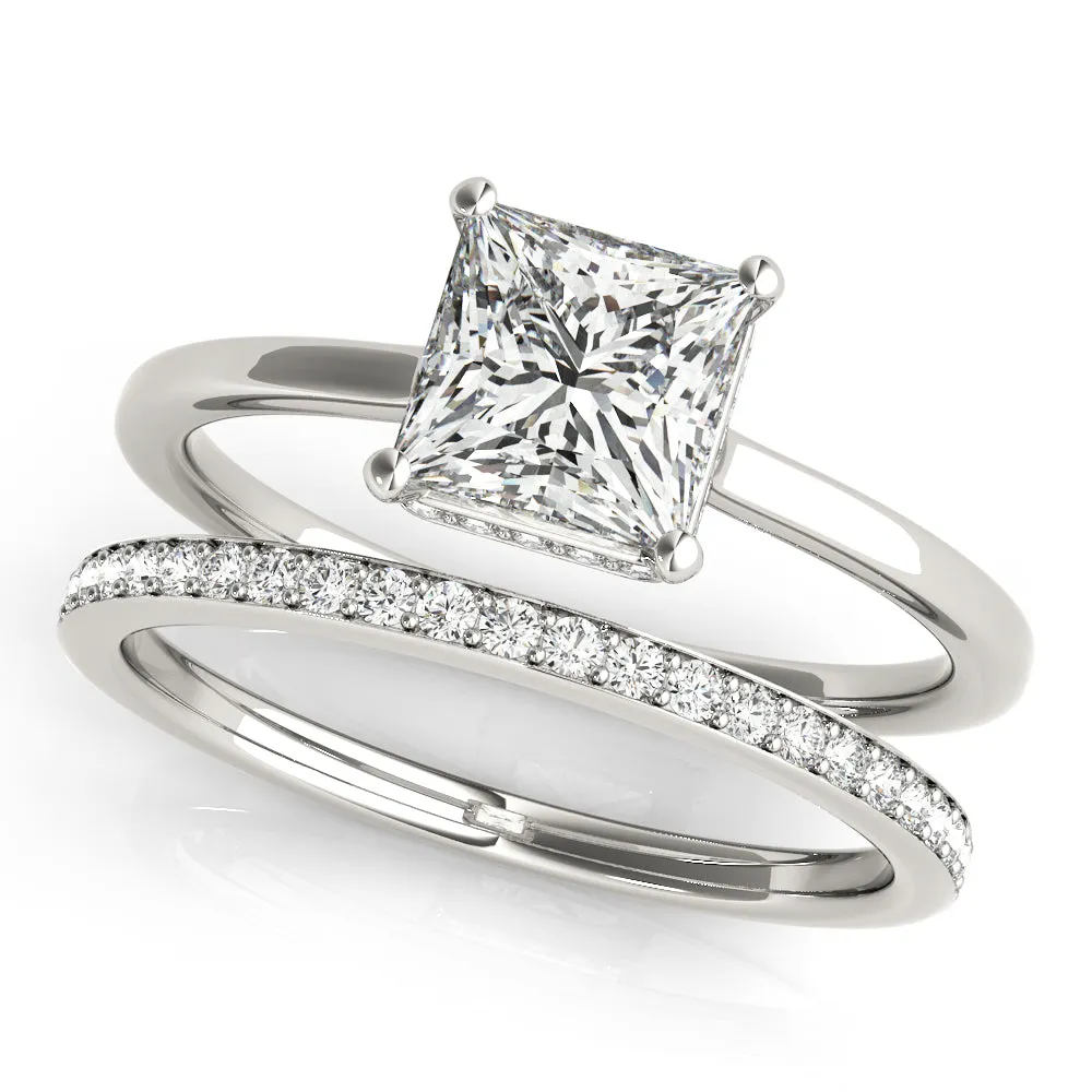 Gaia Hidden-halo Diamond Engagement Ring