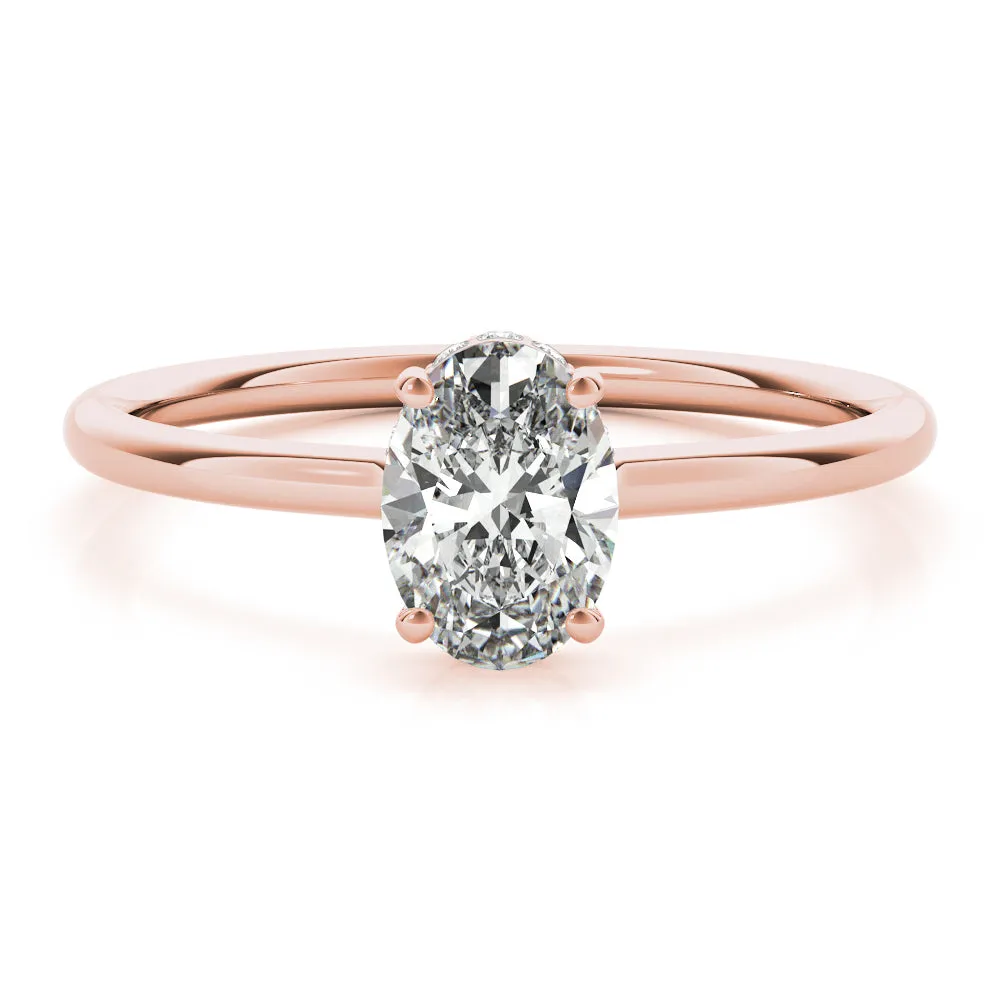 Gaia Hidden-halo Diamond Engagement Ring