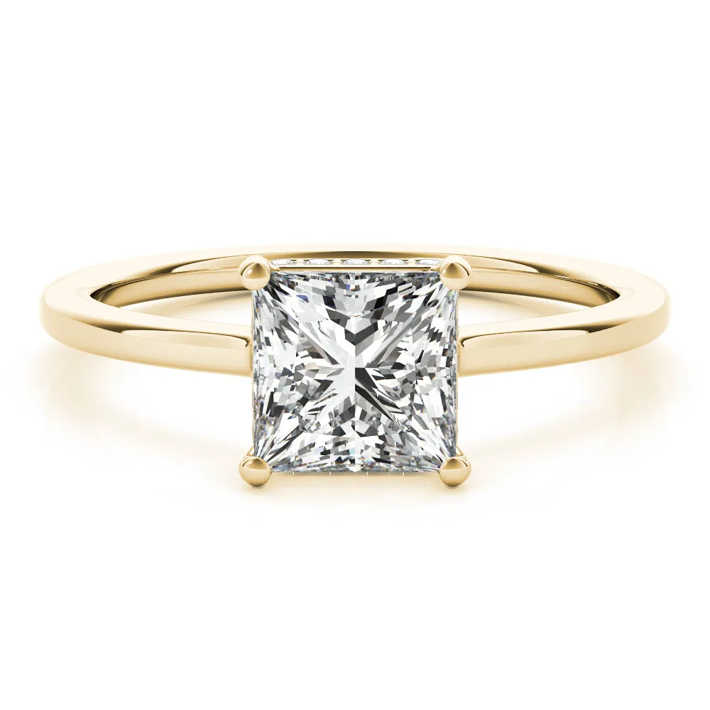 Gaia Hidden-halo Diamond Engagement Ring