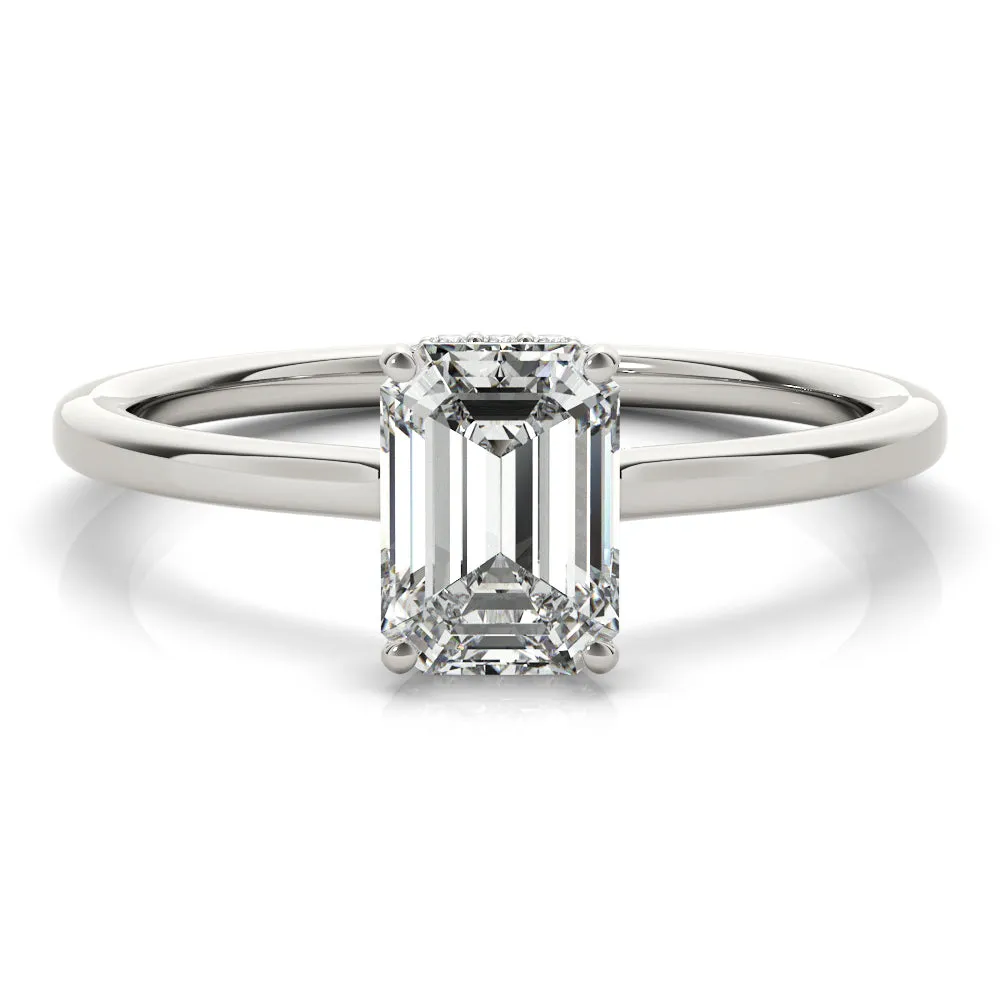 Gaia Hidden-halo Diamond Engagement Ring