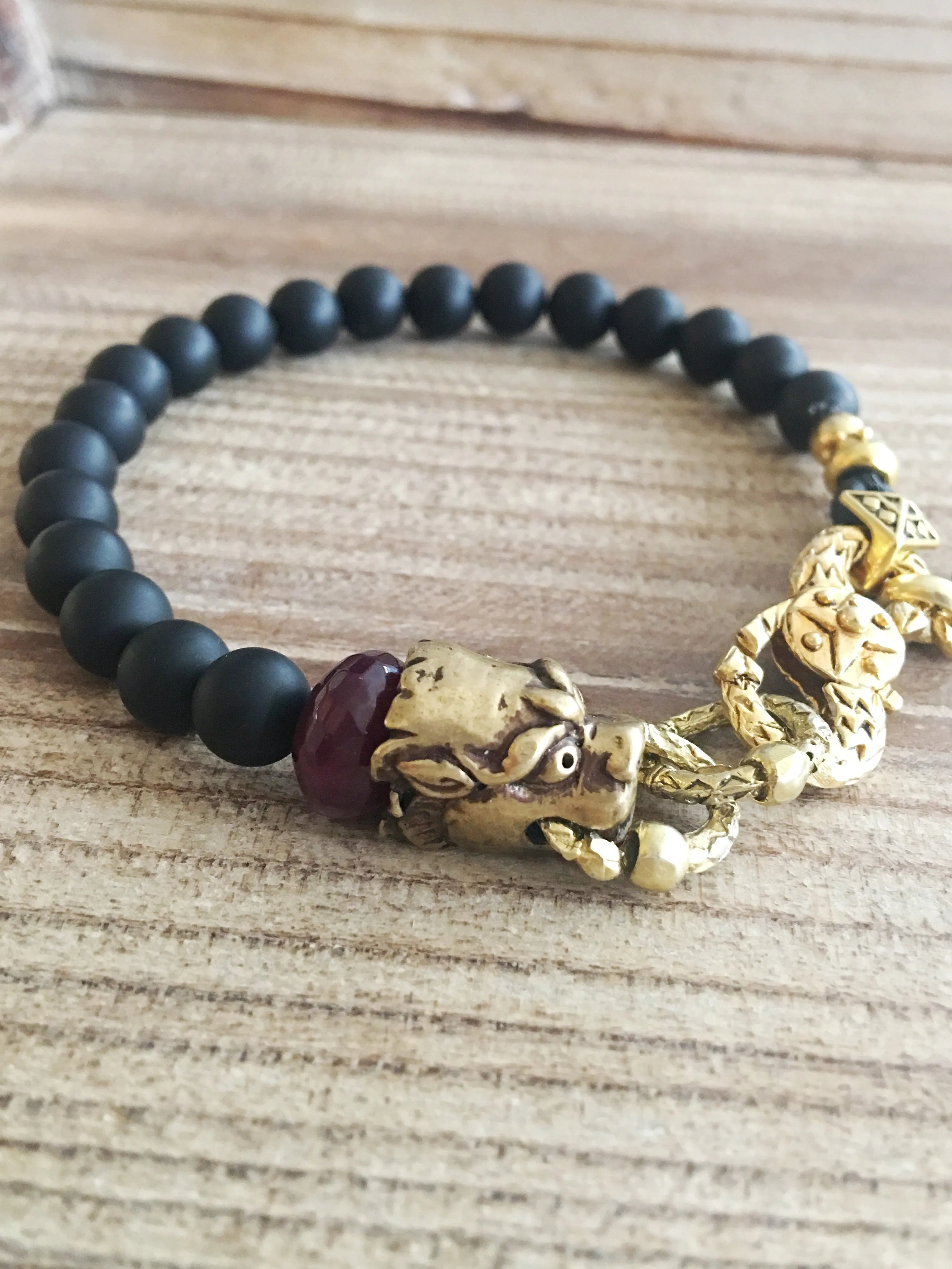 Golden Prosperity Dragon Bracelet