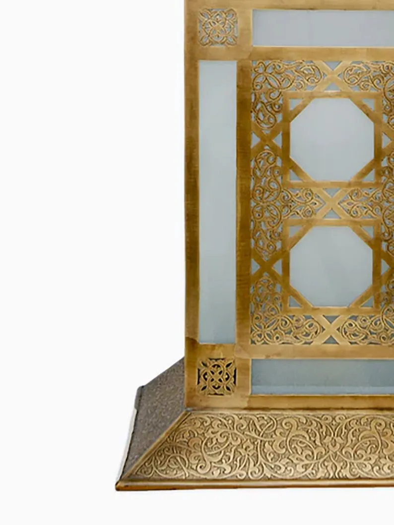 Handmade Moroccan Brass Floor Lamp - Custom Contemporary Lighting for Elegant Home Decor