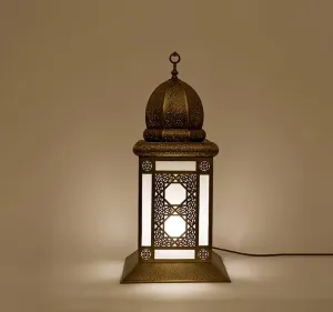 Handmade Moroccan Brass Floor Lamp - Custom Contemporary Lighting for Elegant Home Decor