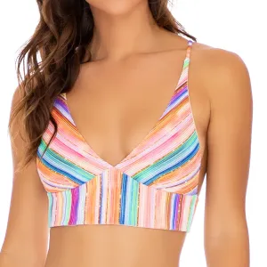 HEAT WAVES - Cross Back Bustier Top