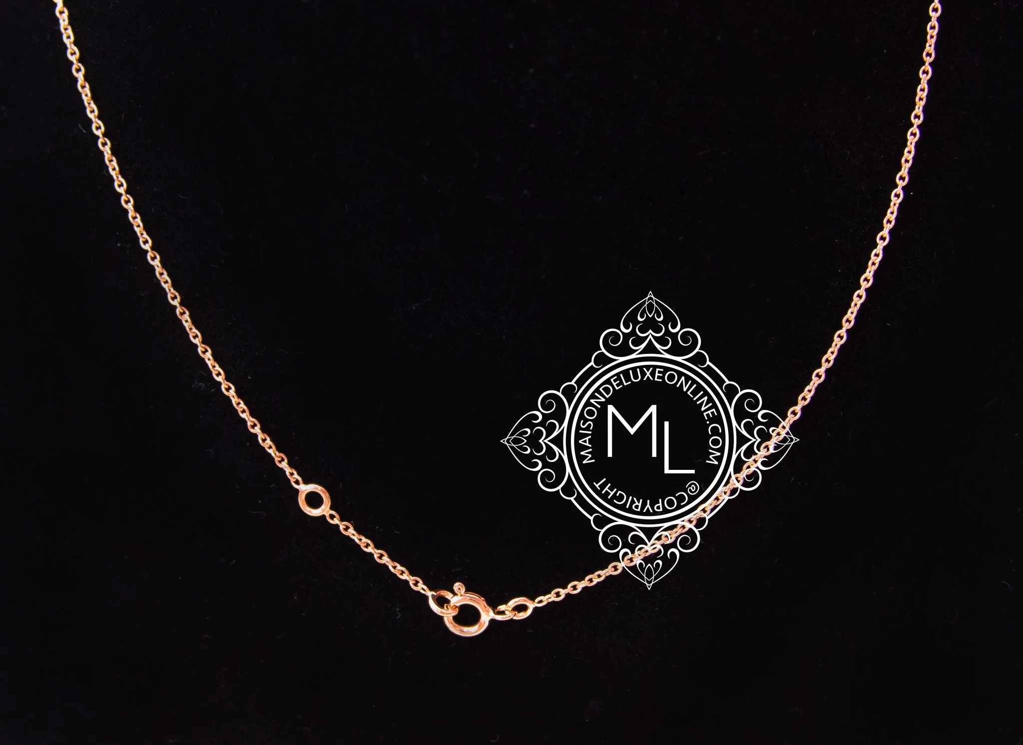 Hermes Rose Gold Farandole Pendant Necklace