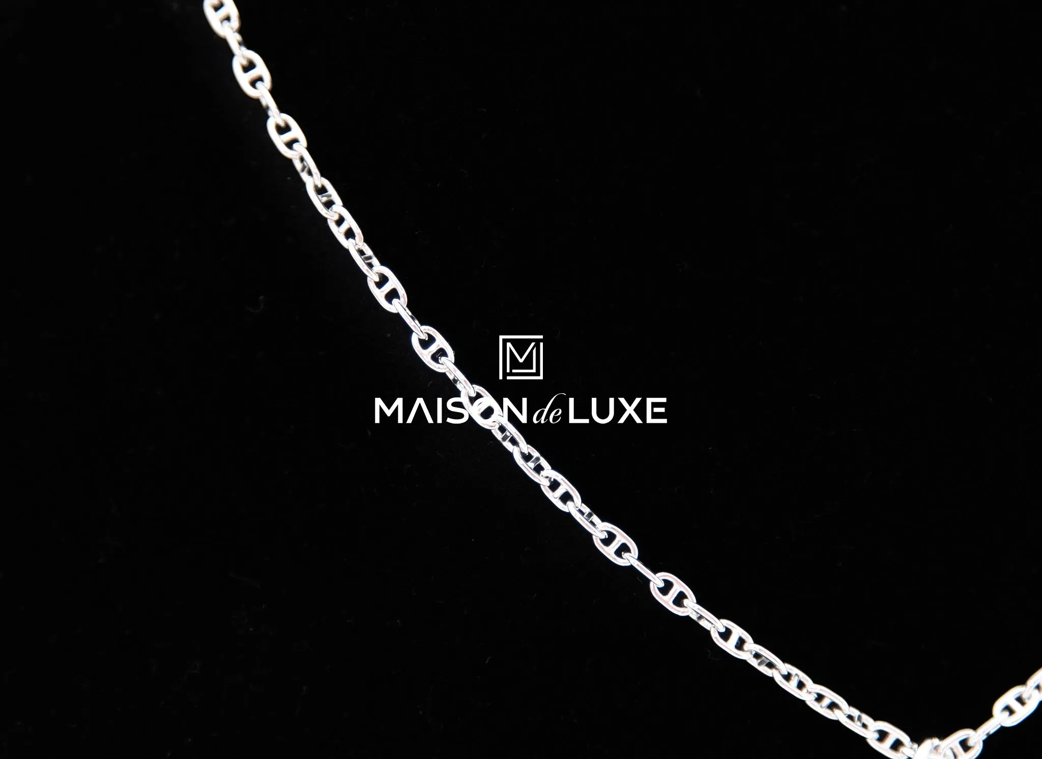 Hermes White Gold Diamond New Farandole Pendant Necklace