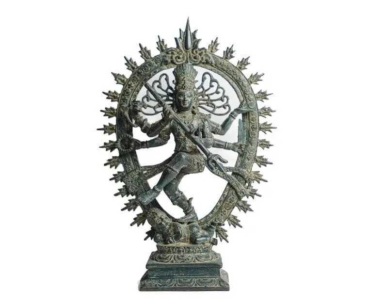 Hindu Dancing Shiva Nataraja Bronze Statue