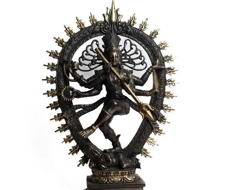 Hindu Dancing Shiva Nataraja Bronze Statue