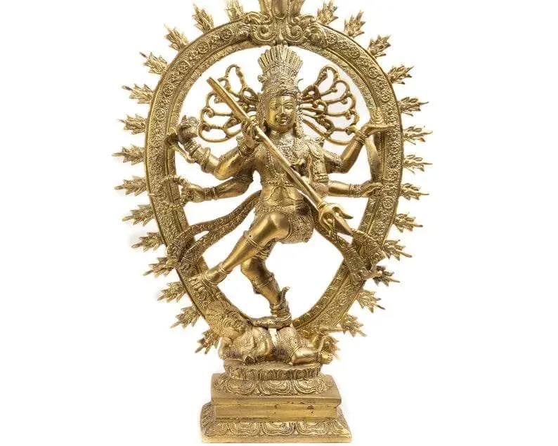 Hindu Dancing Shiva Nataraja Bronze Statue