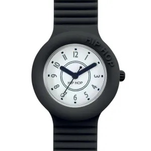 Hip Hop Black Tie Numbers Collection 32mm Hwu0636 watch