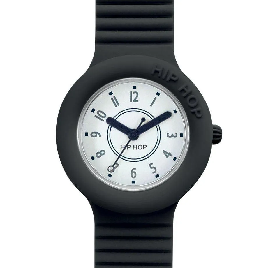 Hip Hop Black Tie Numbers Collection 32mm Hwu0636 watch
