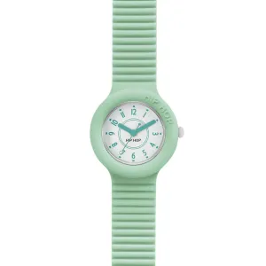 Hip Hop Pastel Green Numbers Collection 32mm Hwu0633 watch watch