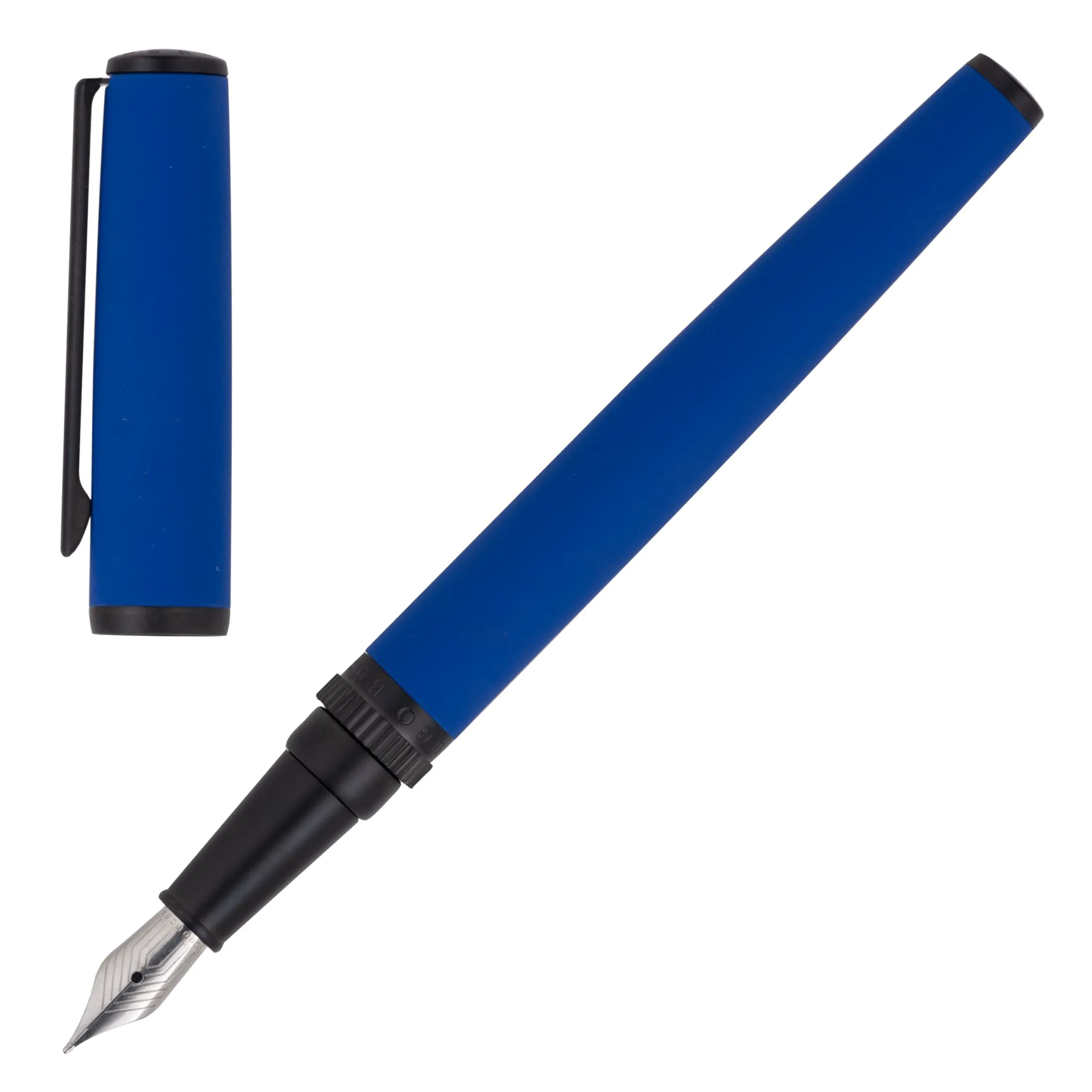 HUGO BOSS HSC0742L-Fountain pen Gear Matrix Blue