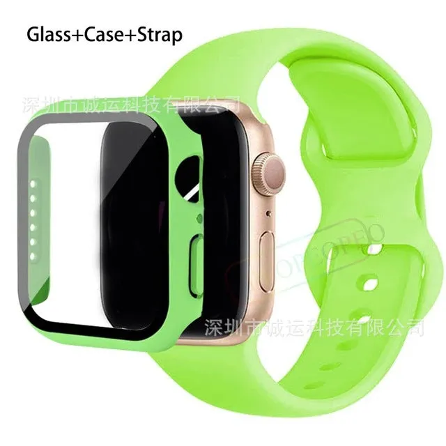 INSTOCK-Shell Membrane Case Set iWatch Strap