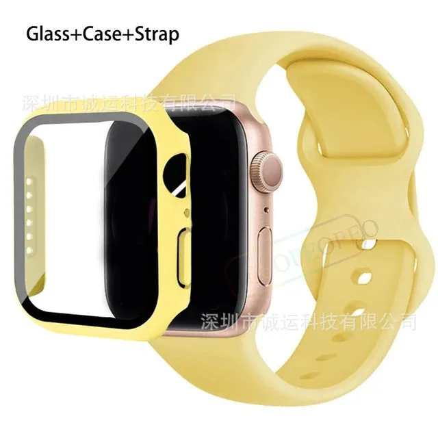 INSTOCK-Shell Membrane Case Set iWatch Strap