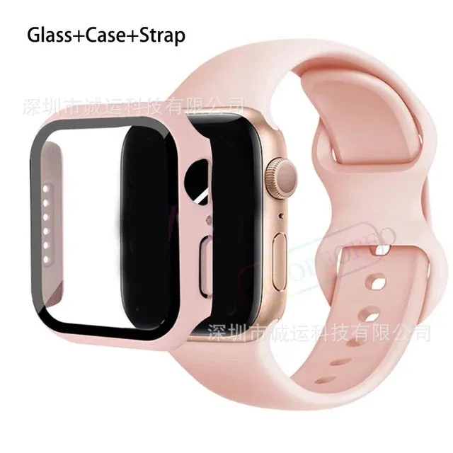 INSTOCK-Shell Membrane Case Set iWatch Strap
