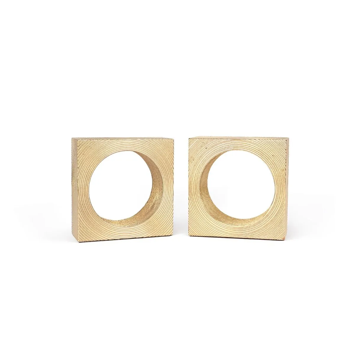 Karl Bookends (Pair) / Brass