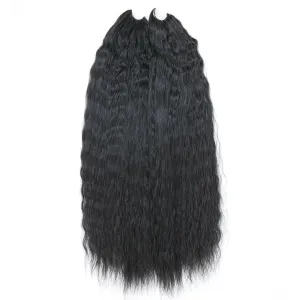 Knotless Pre-SeparatedFeather Crochet Hair Extension Wet and Wavy Human Hair