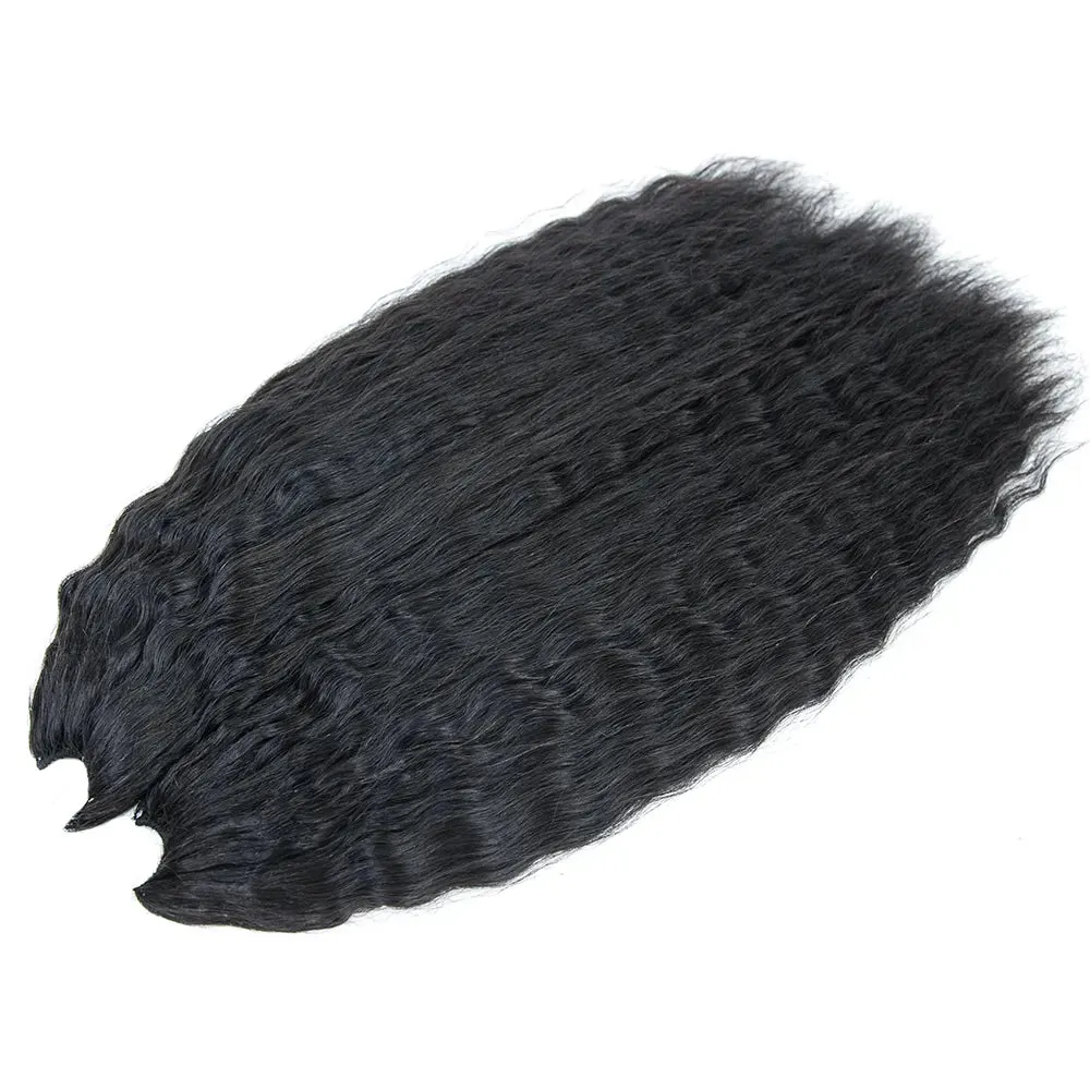 Knotless Pre-SeparatedFeather Crochet Hair Extension Wet and Wavy Human Hair