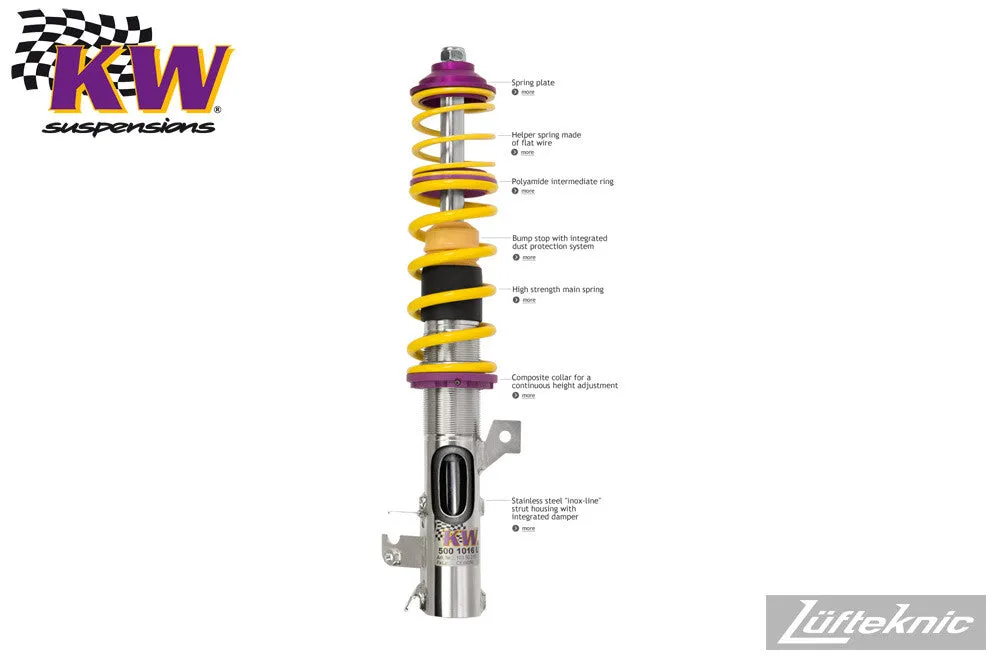 KW Variant 1 coilover suspension - Porsche 911 C2 type 964, 1991-1994