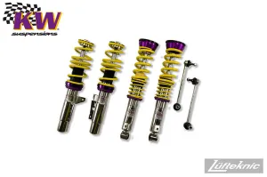 KW Variant 1 coilover suspension - Porsche 911 C4, C4S & Turbo type 996, 1999-2005
