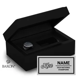 LA Cheerz Frost 2024 Championship Black Standard Window Ring Box