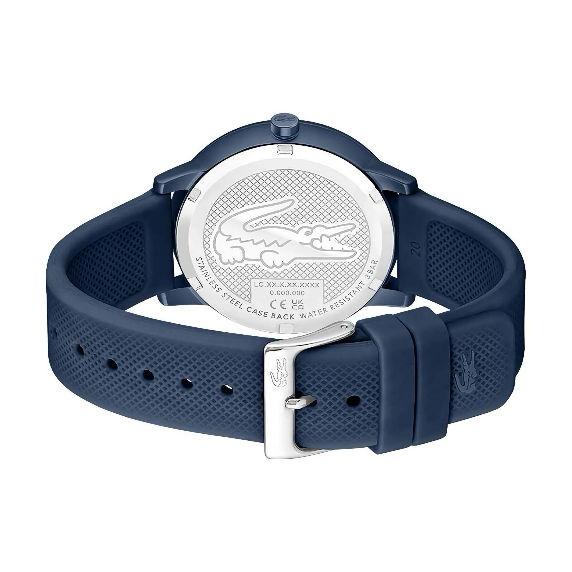 Lacoste.12.12 Move Blue Men's Watch Blue Silicone Strap