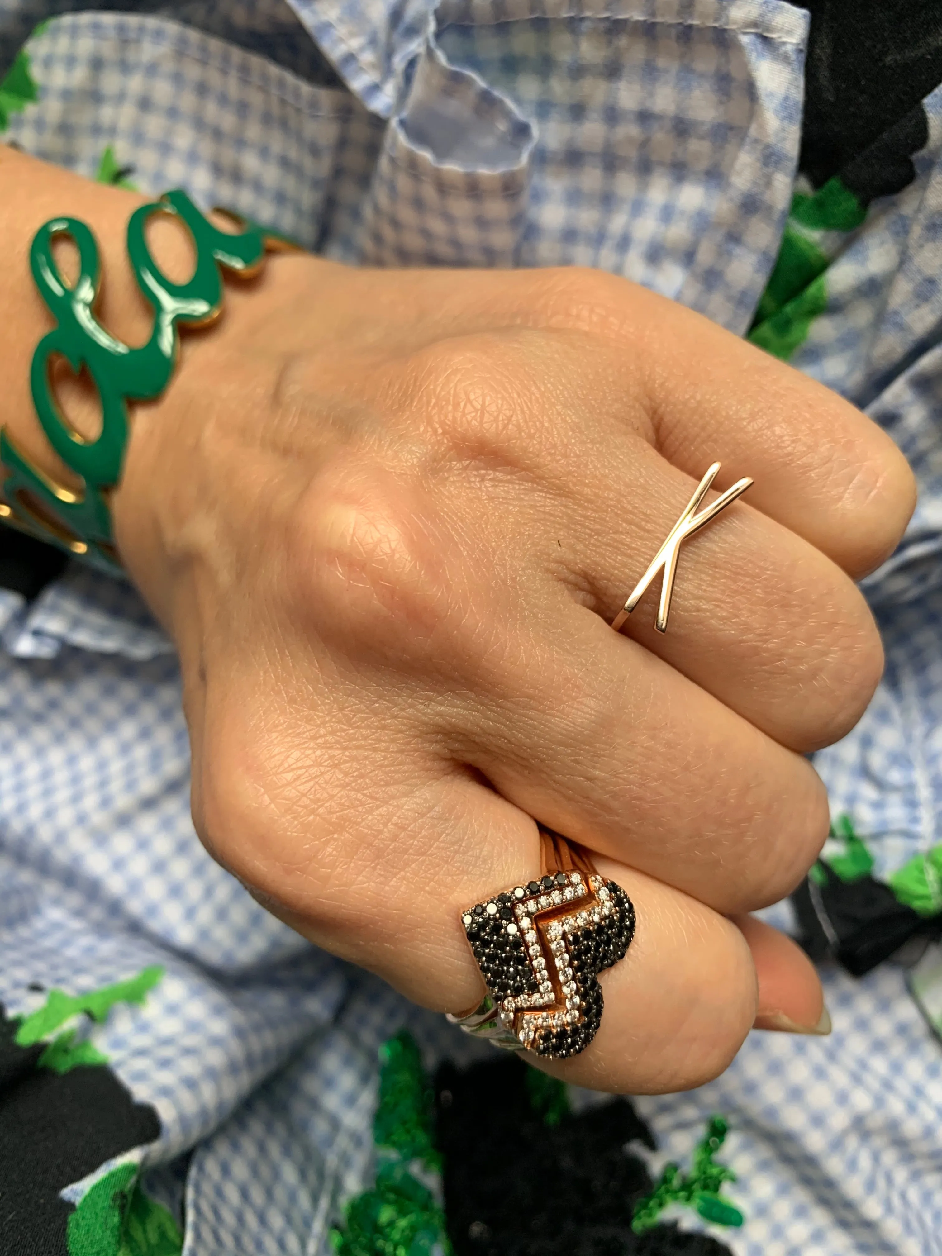 Letter Rings - Gold