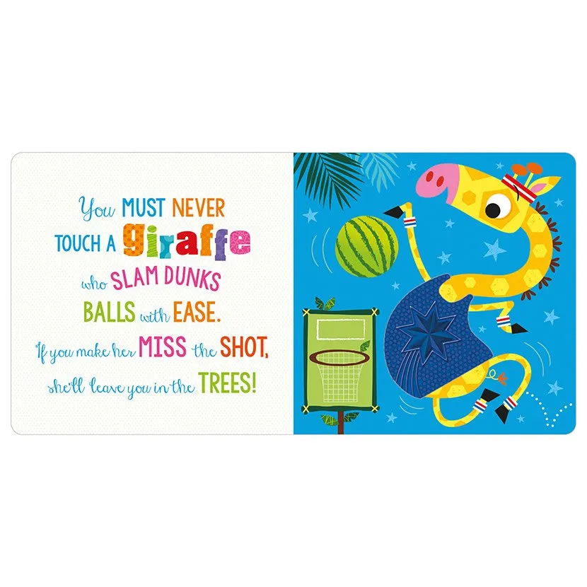 Make Believe Ideas: Never Touch a Panda (Board Book)