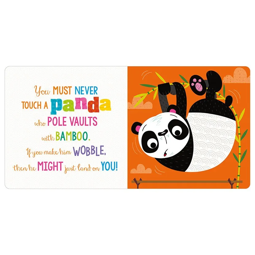Make Believe Ideas: Never Touch a Panda (Board Book)