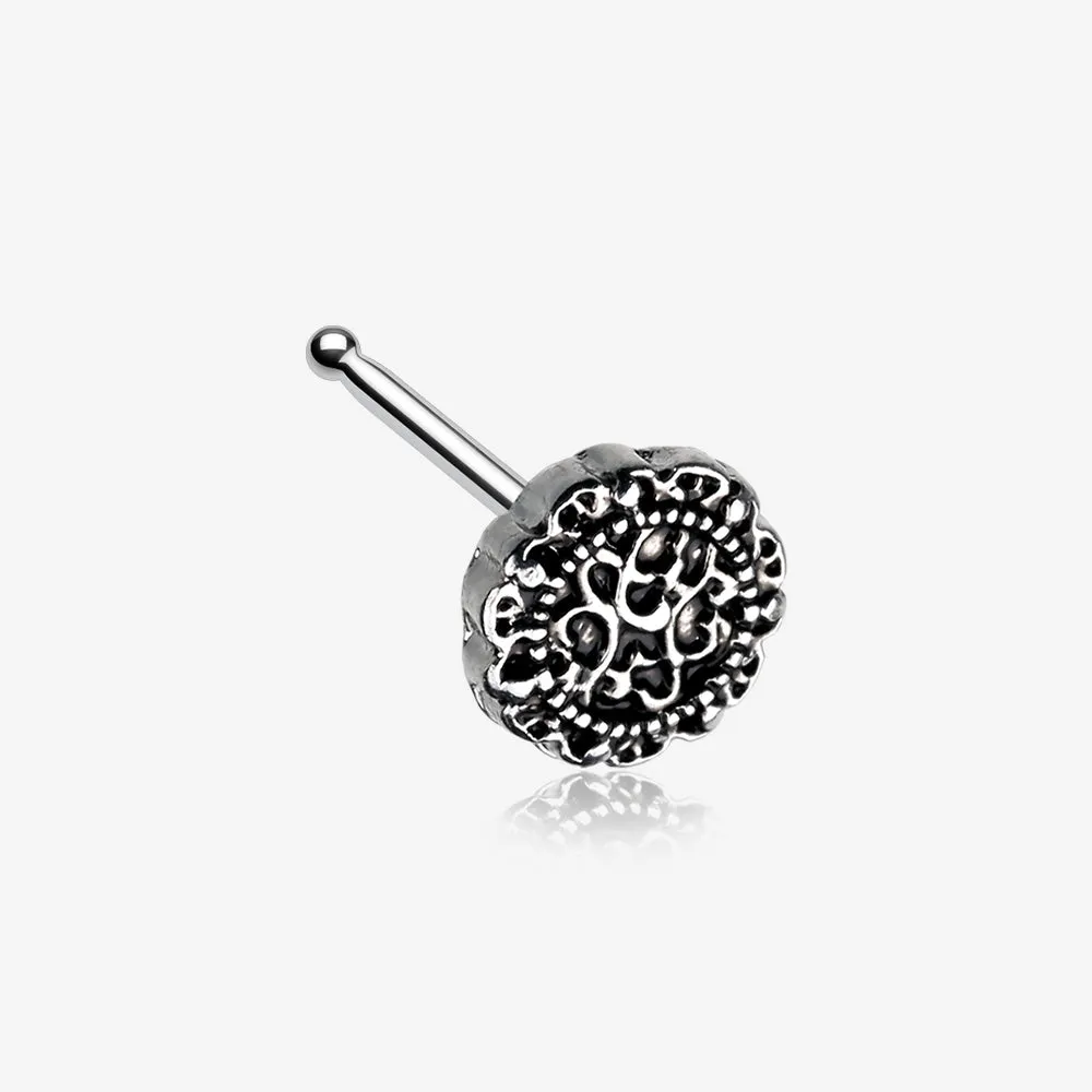 Mandela Filigree Icon Nose Stud Ring