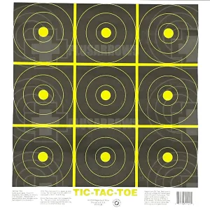 Maple Leaf Tic Tac Toe Paper Target Face