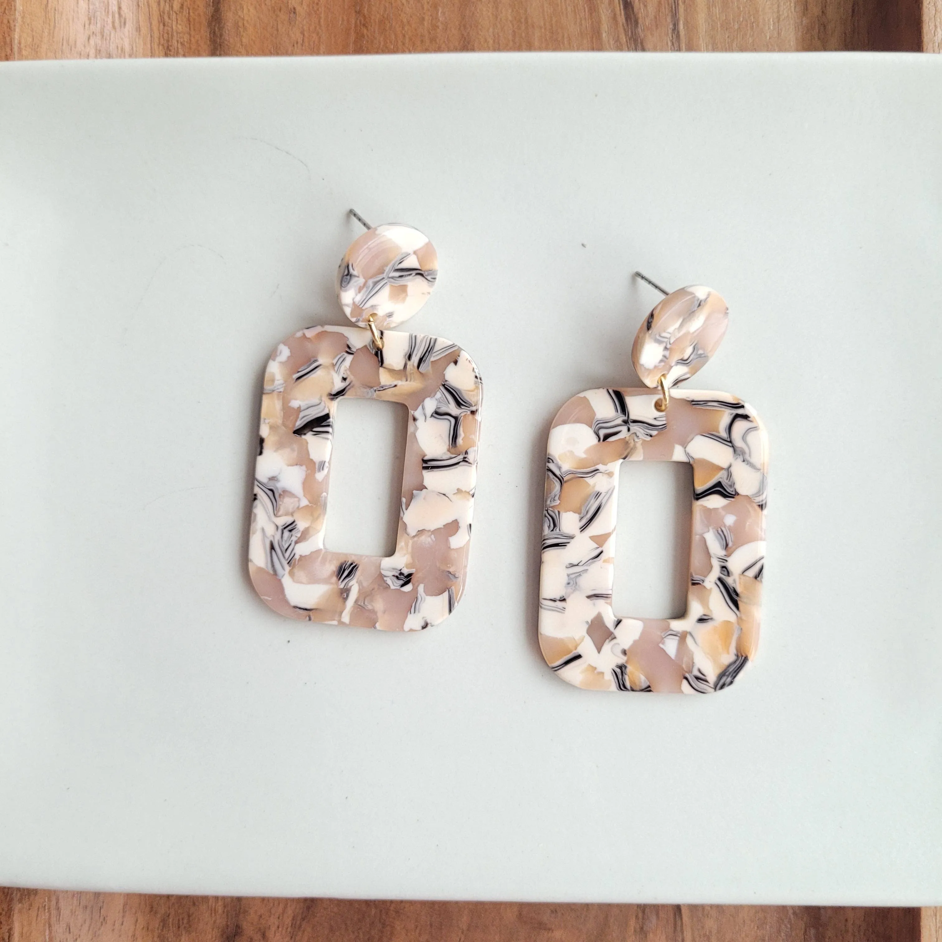 Margot Earrings - Sandstone