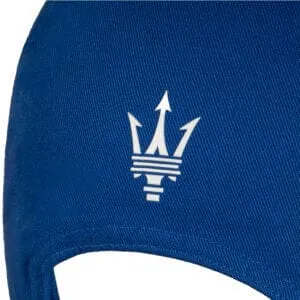 Maserati Rubber Print Baseball Hat - Black/Blue