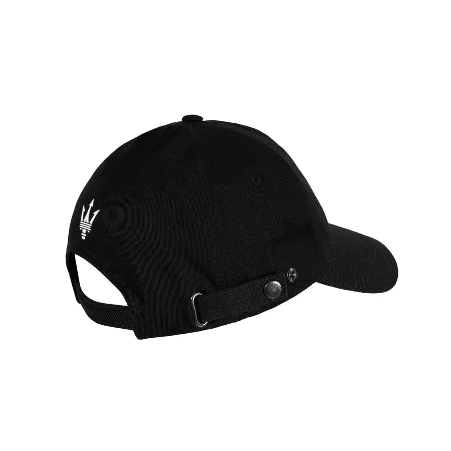 Maserati Rubber Print Baseball Hat - Black/Blue