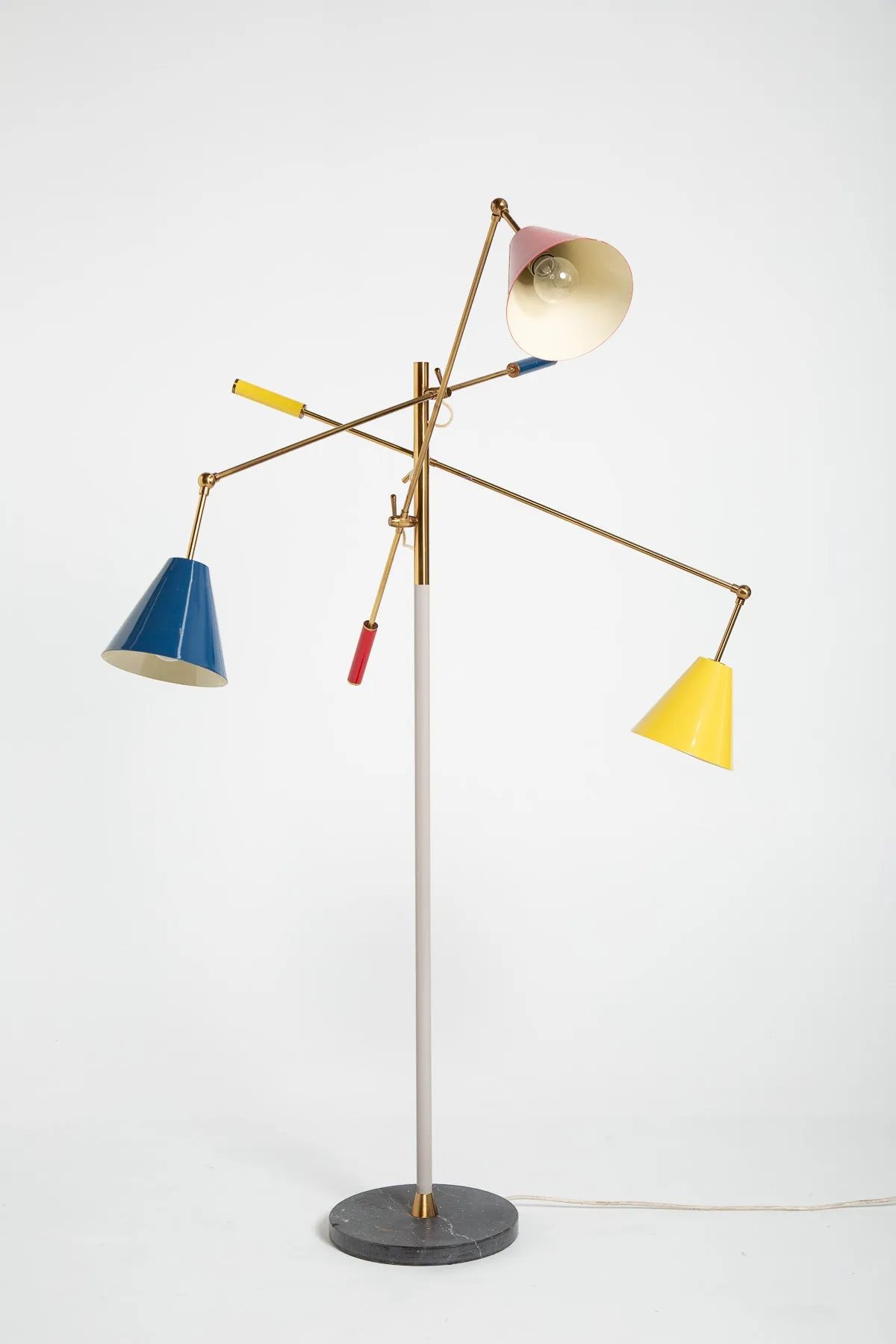 MAXFIELD PRIVATE COLLECTION | VINTAGE 3-ARM FLOOR LAMP