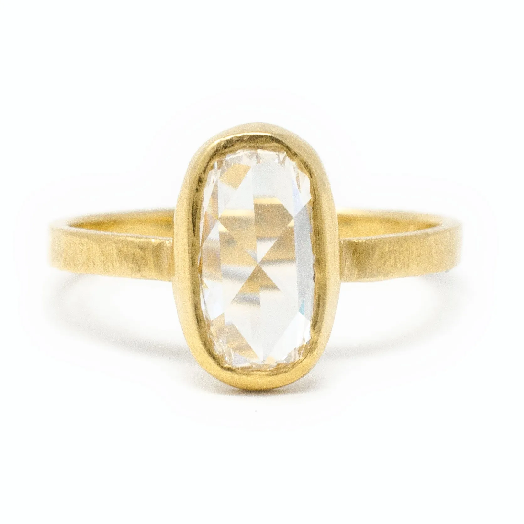 Mirror Mirror Solitaire Ring