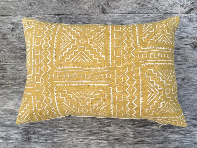modern african sun -one of a kind pillow