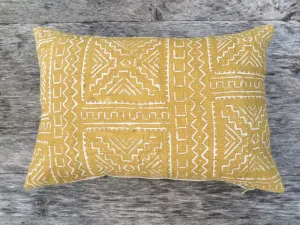 modern african sun -one of a kind pillow