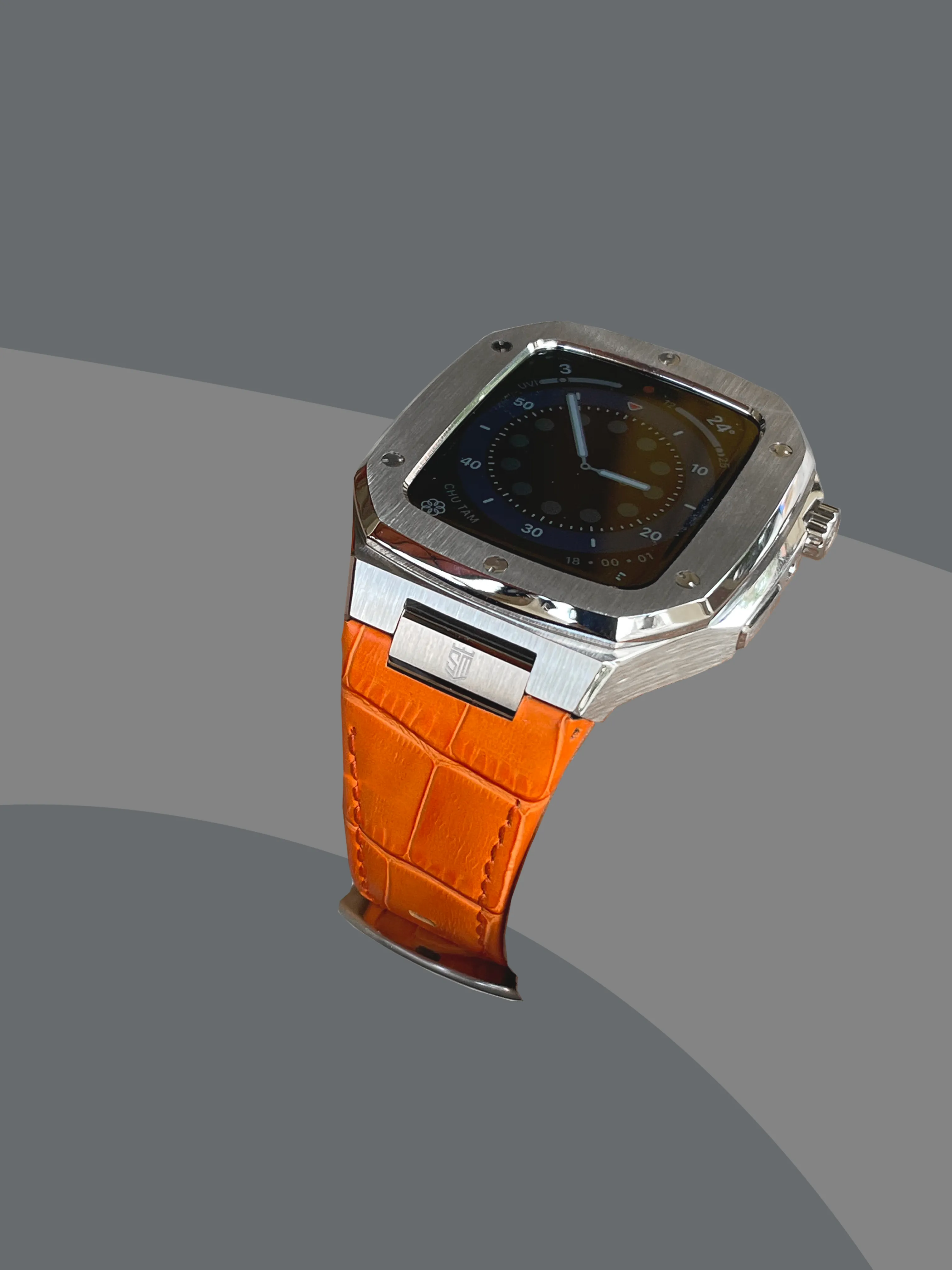 Modern Yellow Alligator - Silver Buckle
