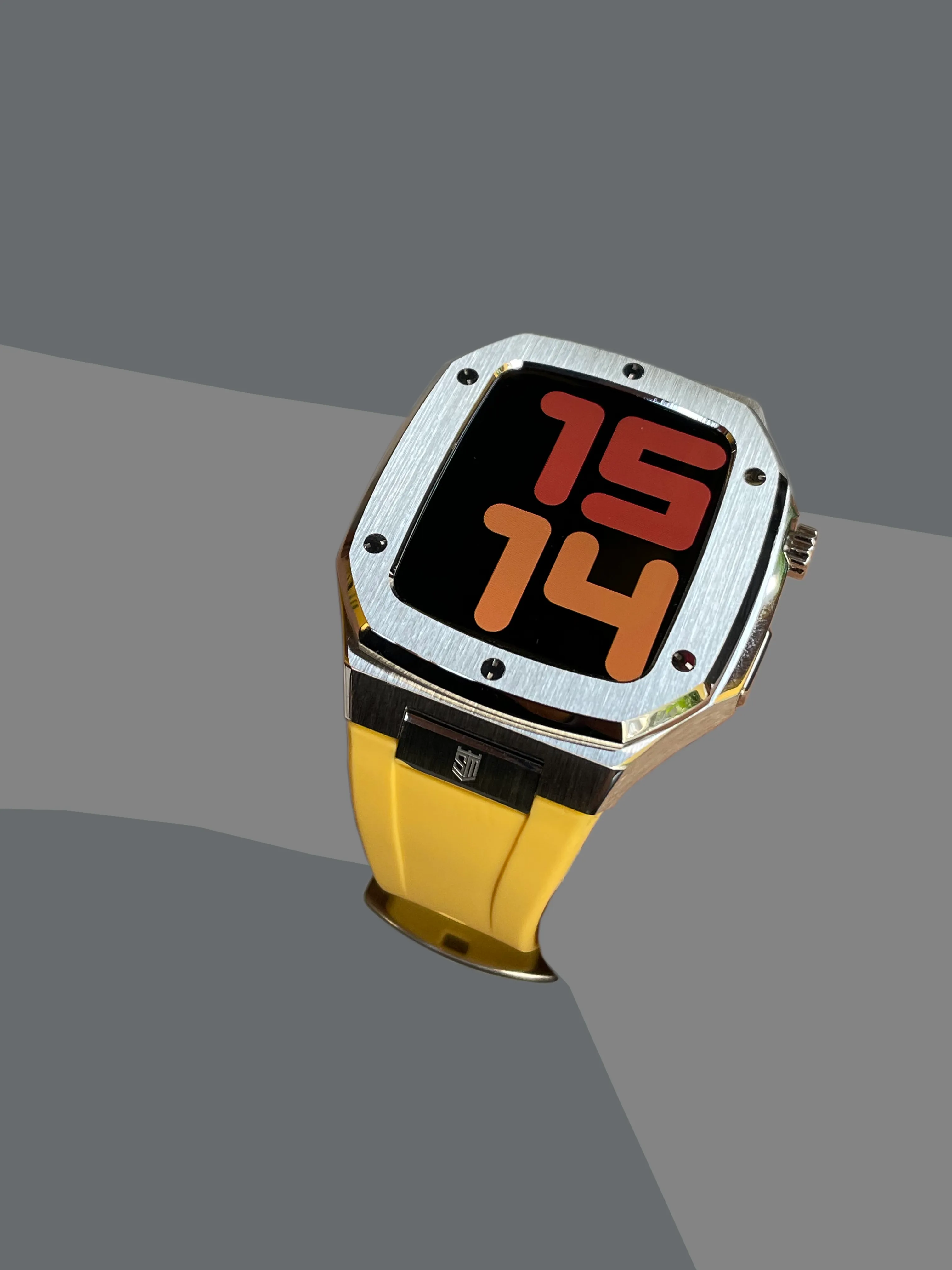 Modern Yellow Alligator - Silver Buckle
