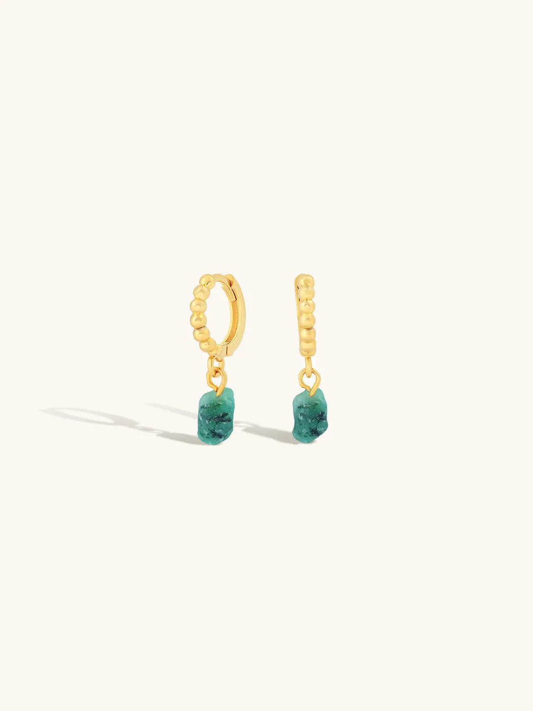 Mohica Raw Emerald Huggies