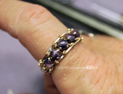 Montee Ring With a Clasp, Wire Wrap Ring Pattern, DIY Ring Pattern
