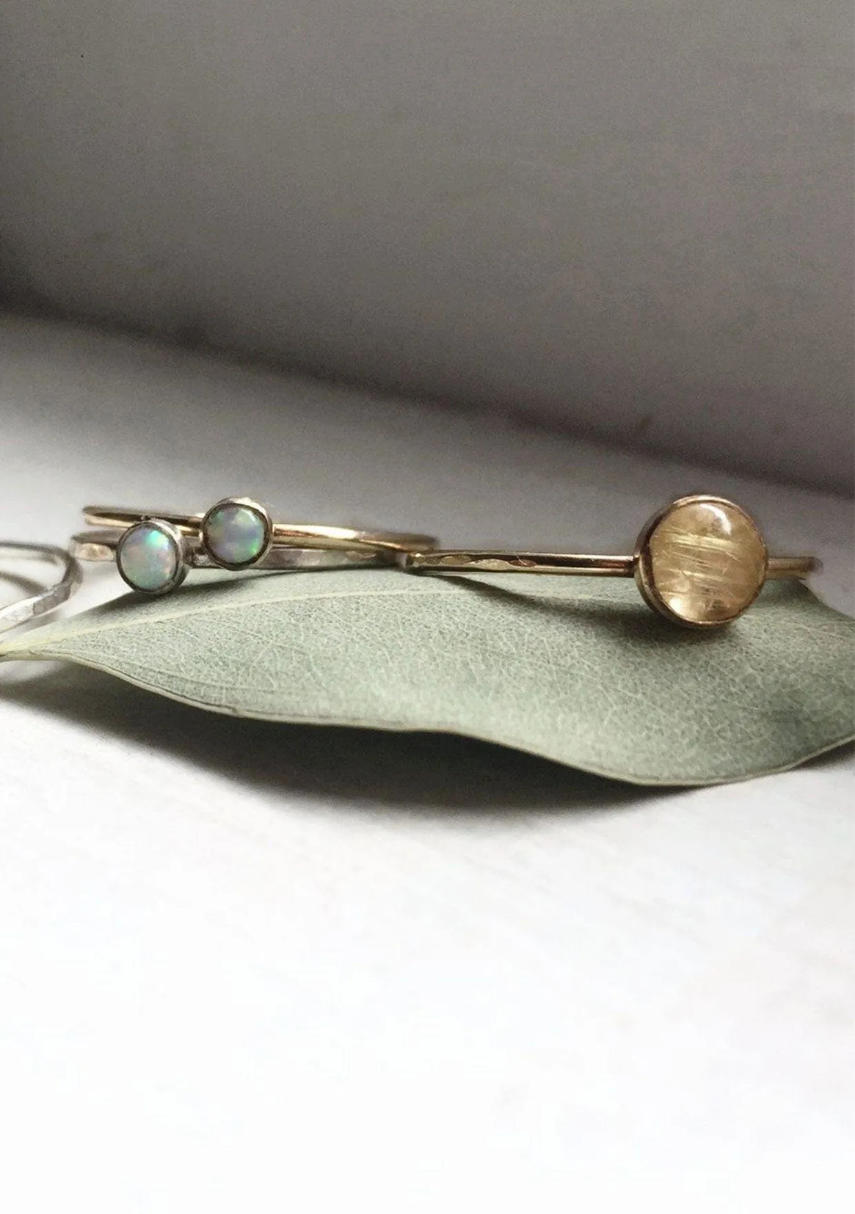 Moon Pi Opal Gold Fill Ring