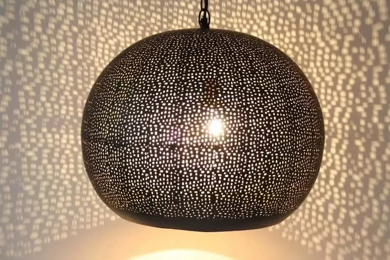 Moroccan hanging chandelier, Pendant light