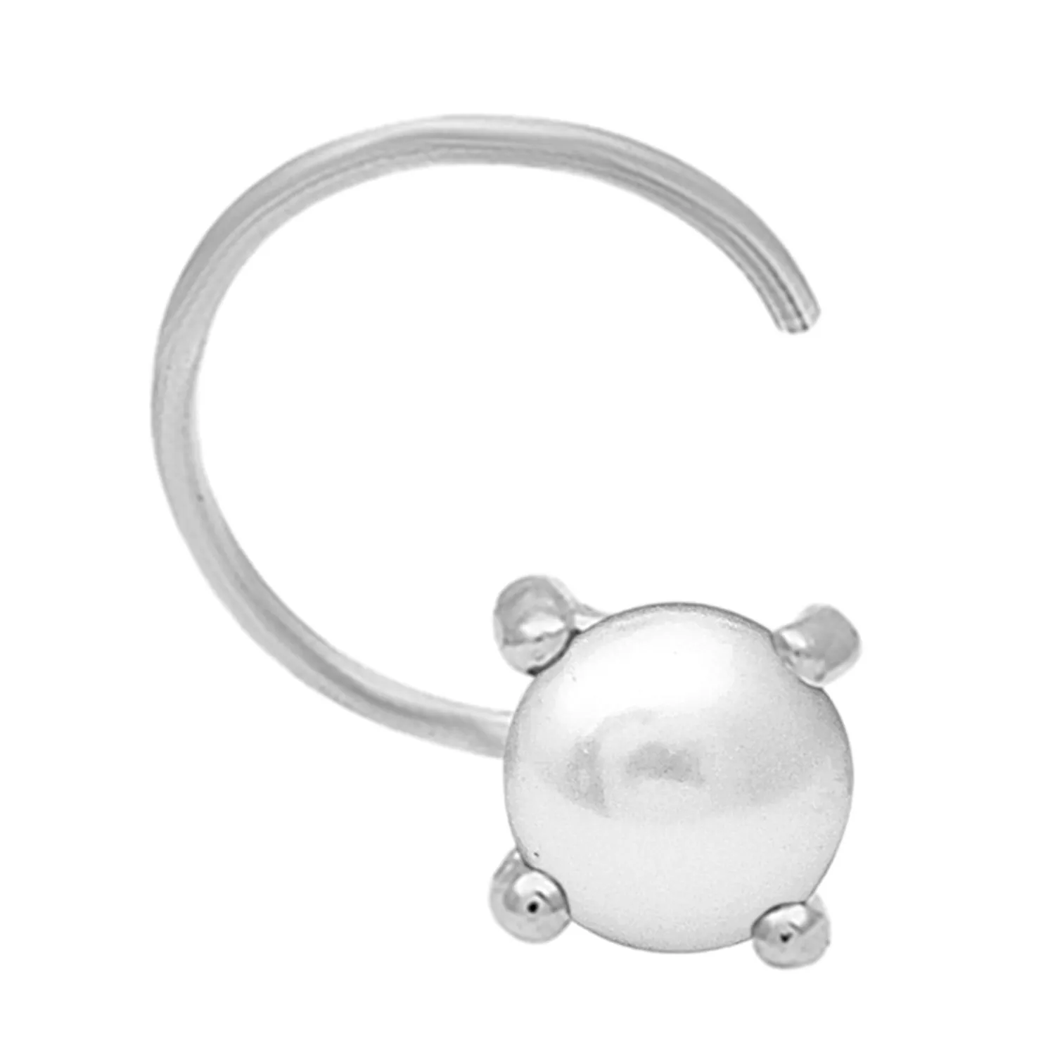 Multi Choice Gemstone Tiny Nose Pin Studs In 925 Sterling Silver Nose Pins For Women
