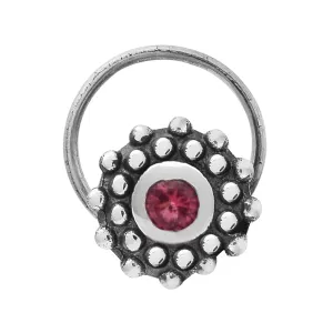 Multi Choice Gemstone Tiny Nose Pin Studs In 925 Sterling Silver Nose Studs