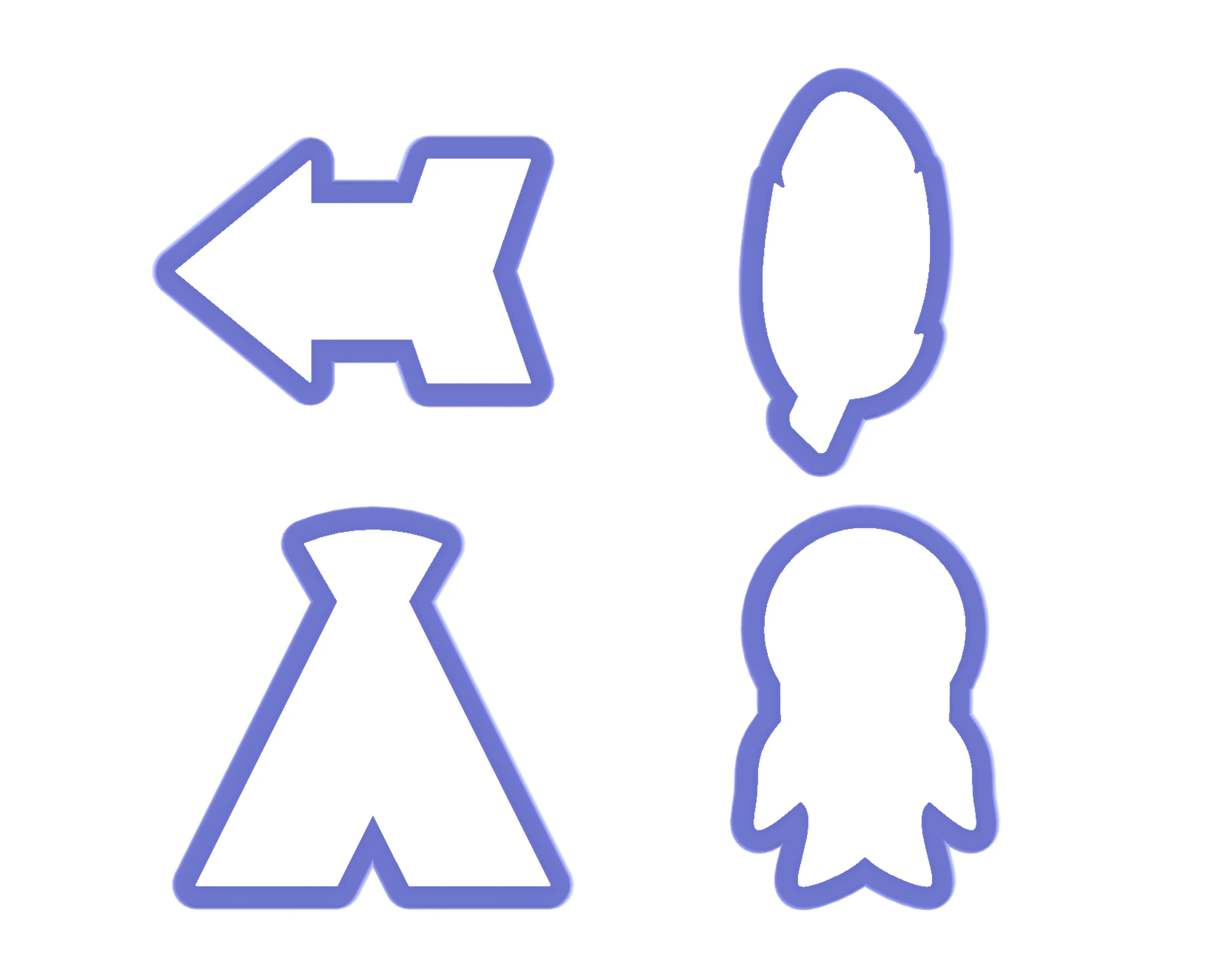 Native American Cookie Cutter Set