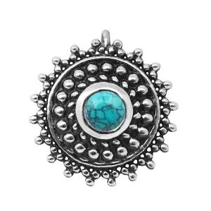 Natural Turquoise Studs Nose Pin 925 Sterling Silver Nose Pin For Her